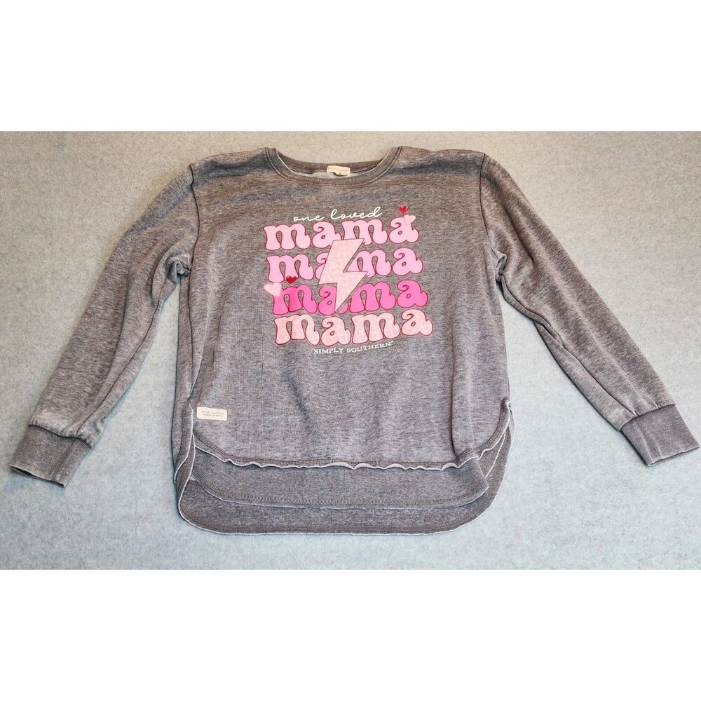 Women's Size XL Simply Southern One Loved Mama Sweatshirt